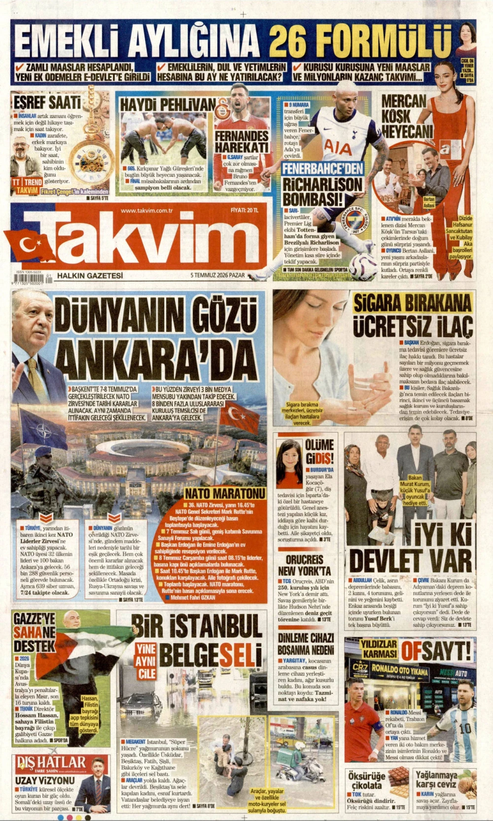takvim gazetesi