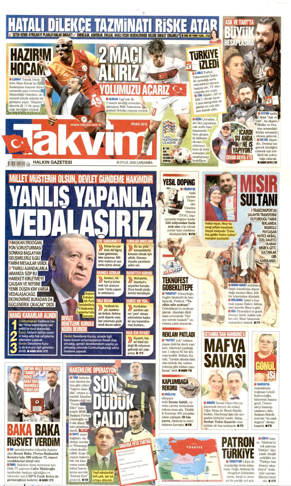 takvim gazetesi