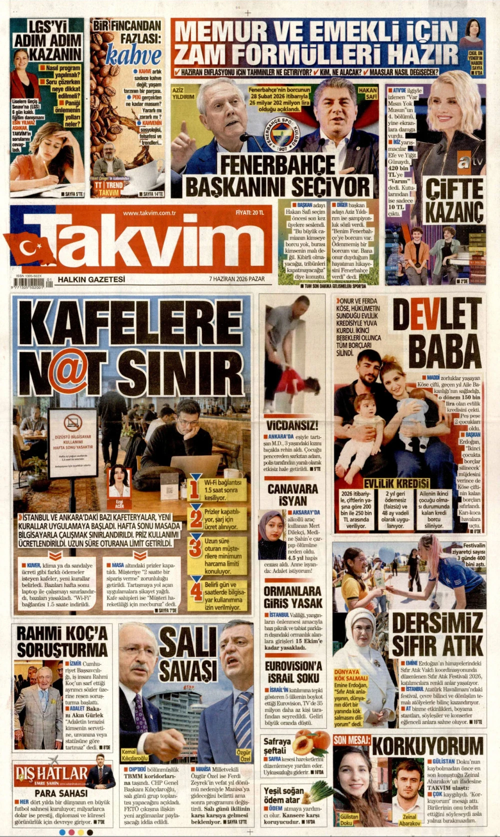 takvim gazetesi