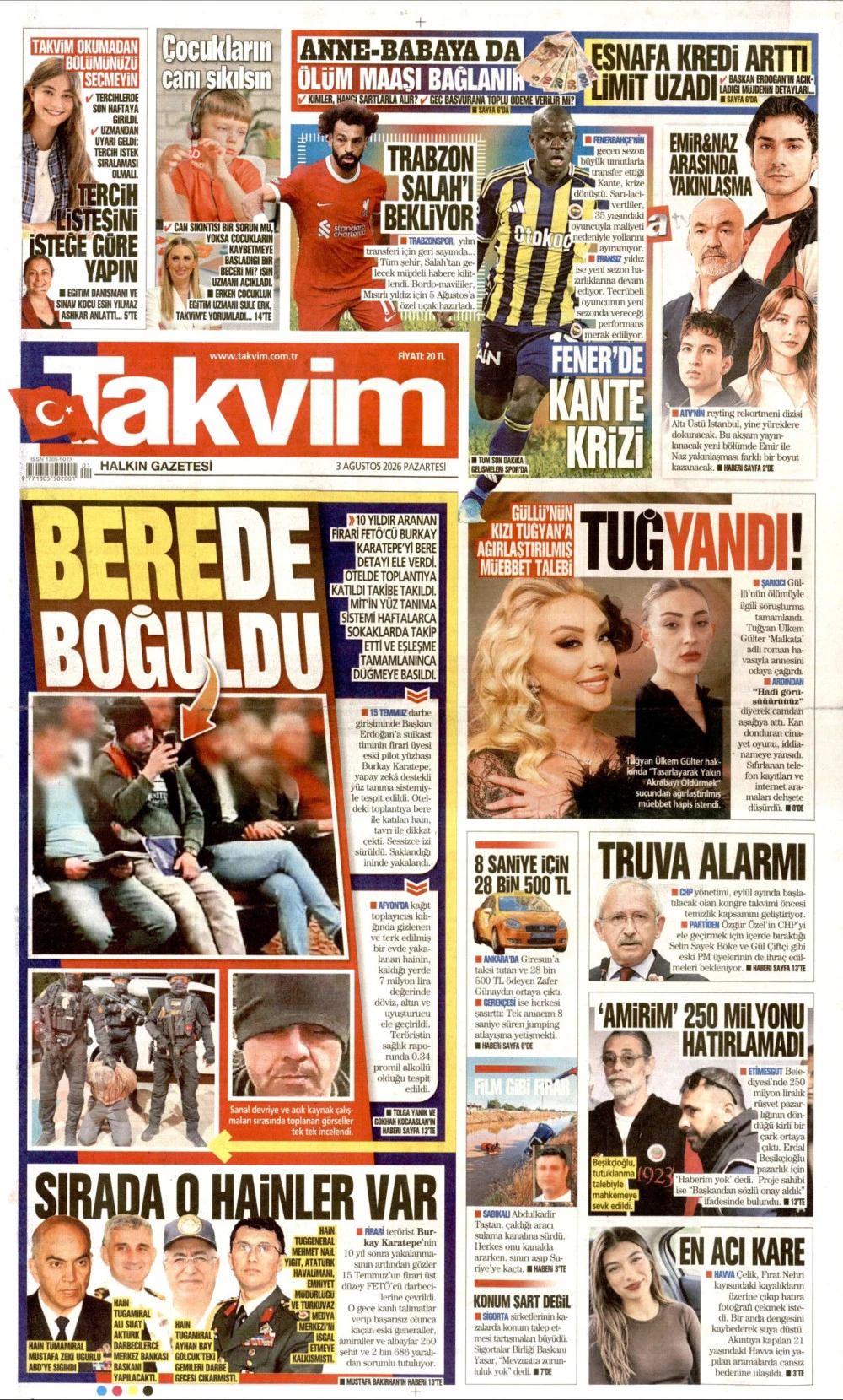 takvim gazetesi