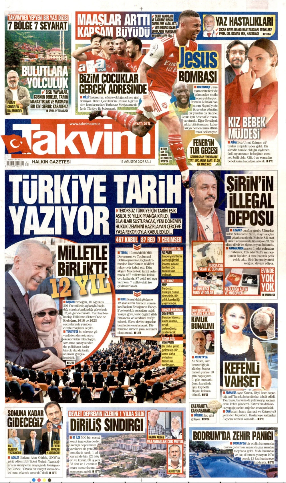 takvim gazetesi