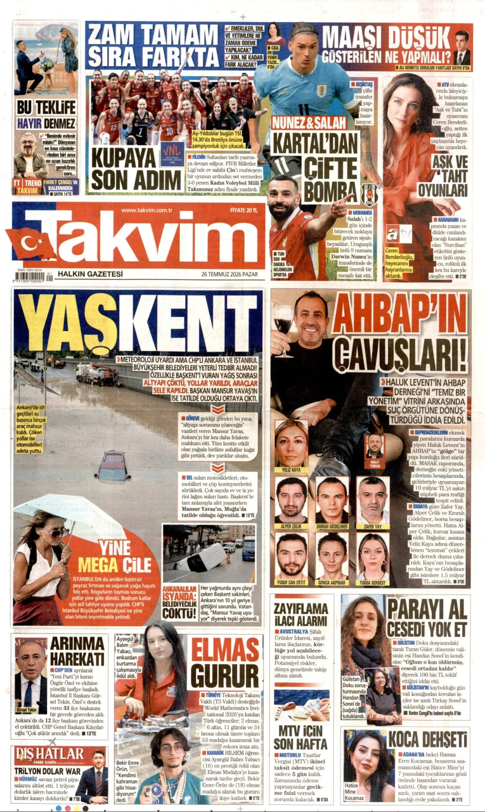 takvim gazetesi