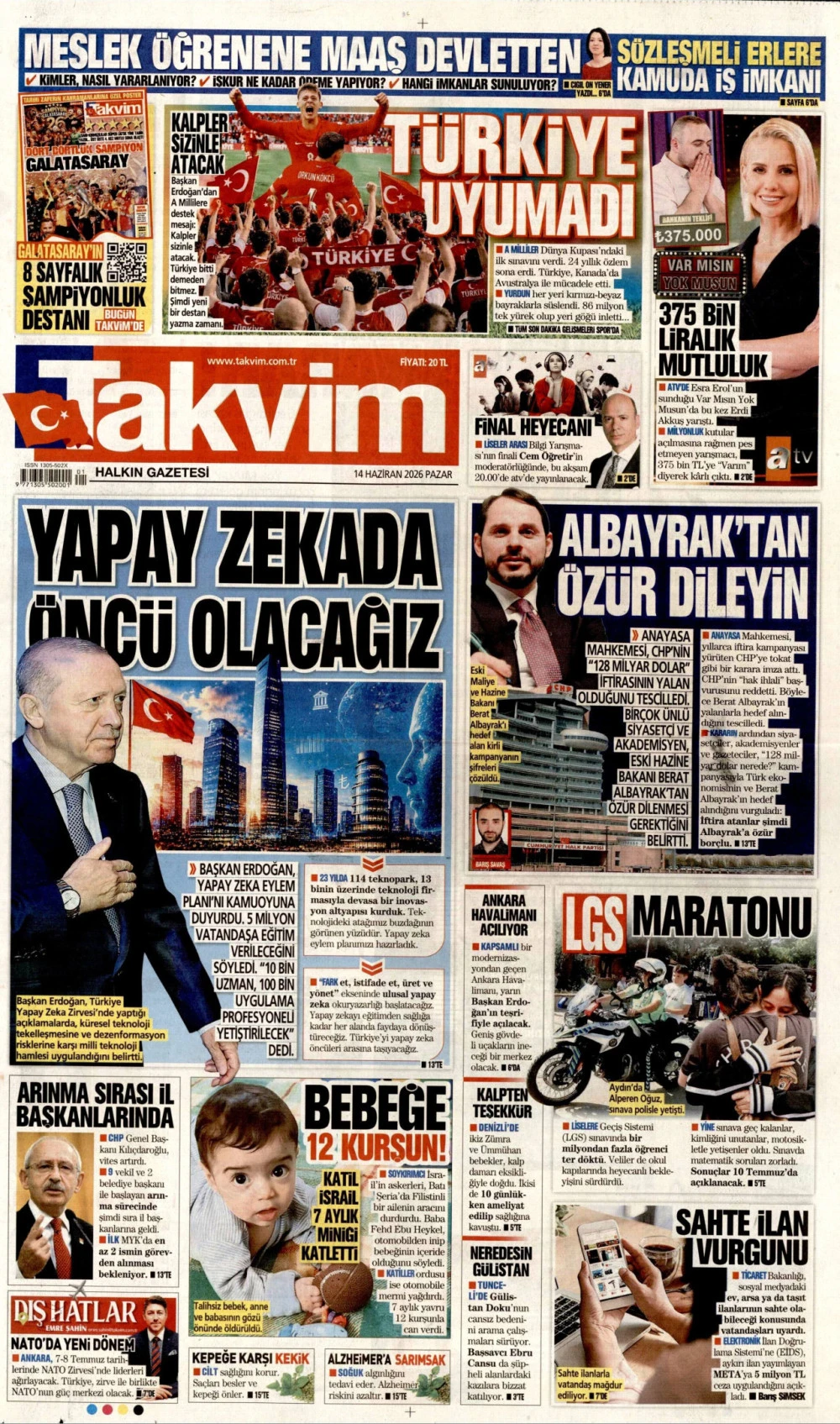 takvim gazetesi
