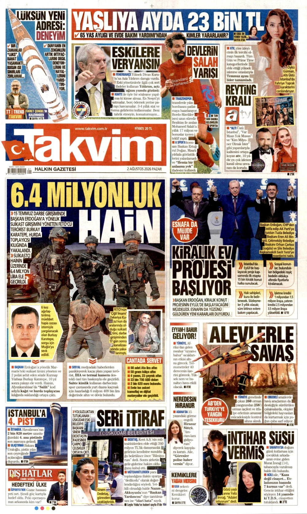 takvim gazetesi
