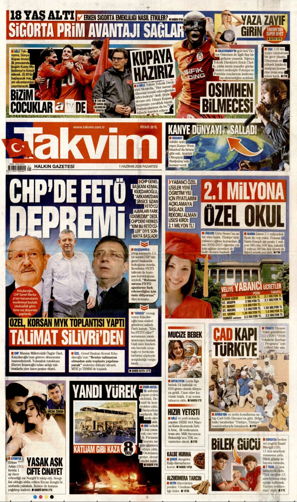 takvim gazetesi