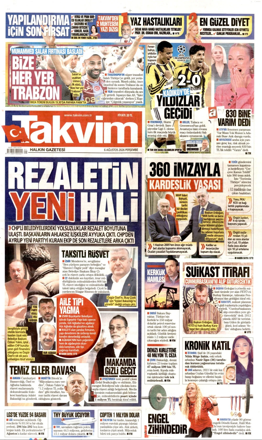 takvim gazetesi