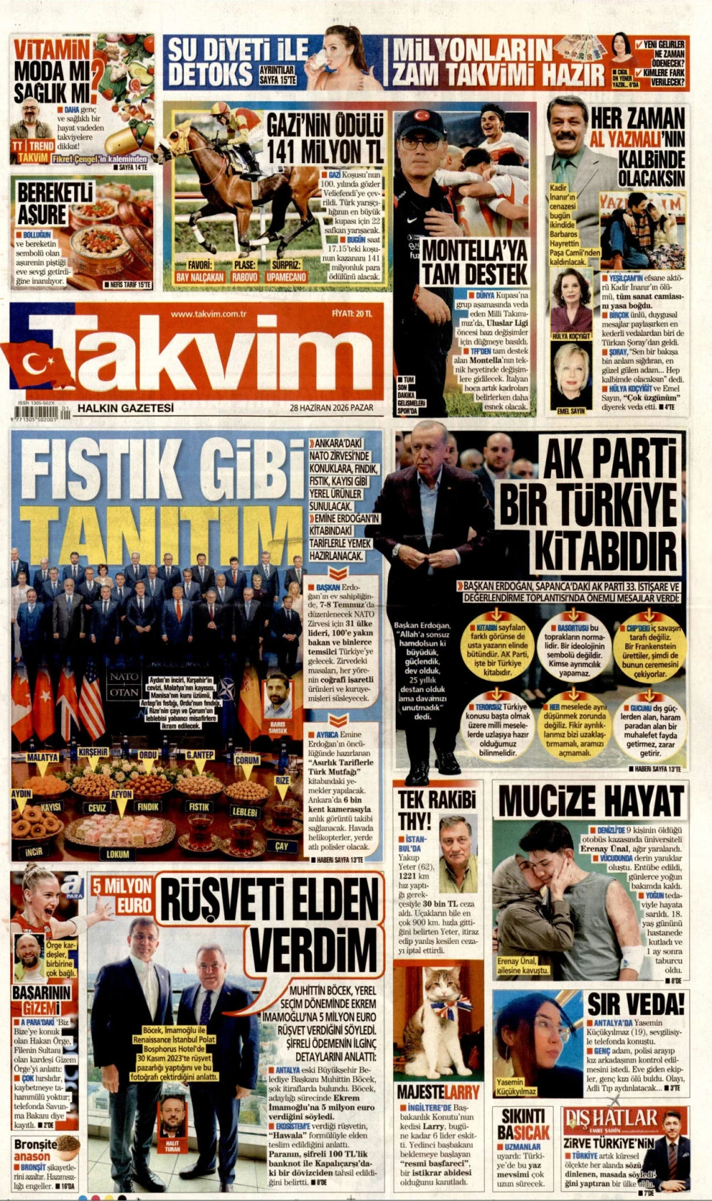 takvim gazetesi