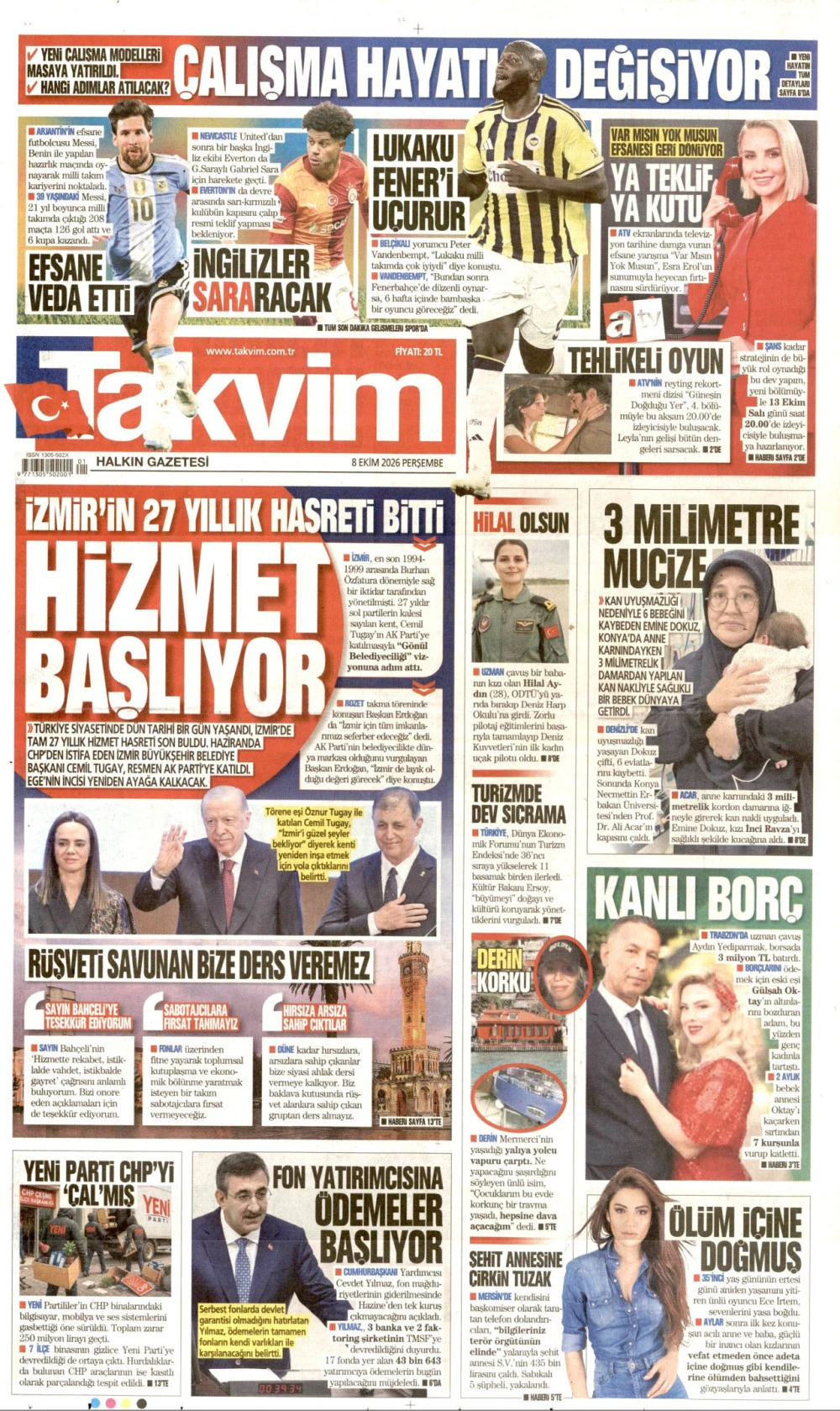 takvim gazetesi