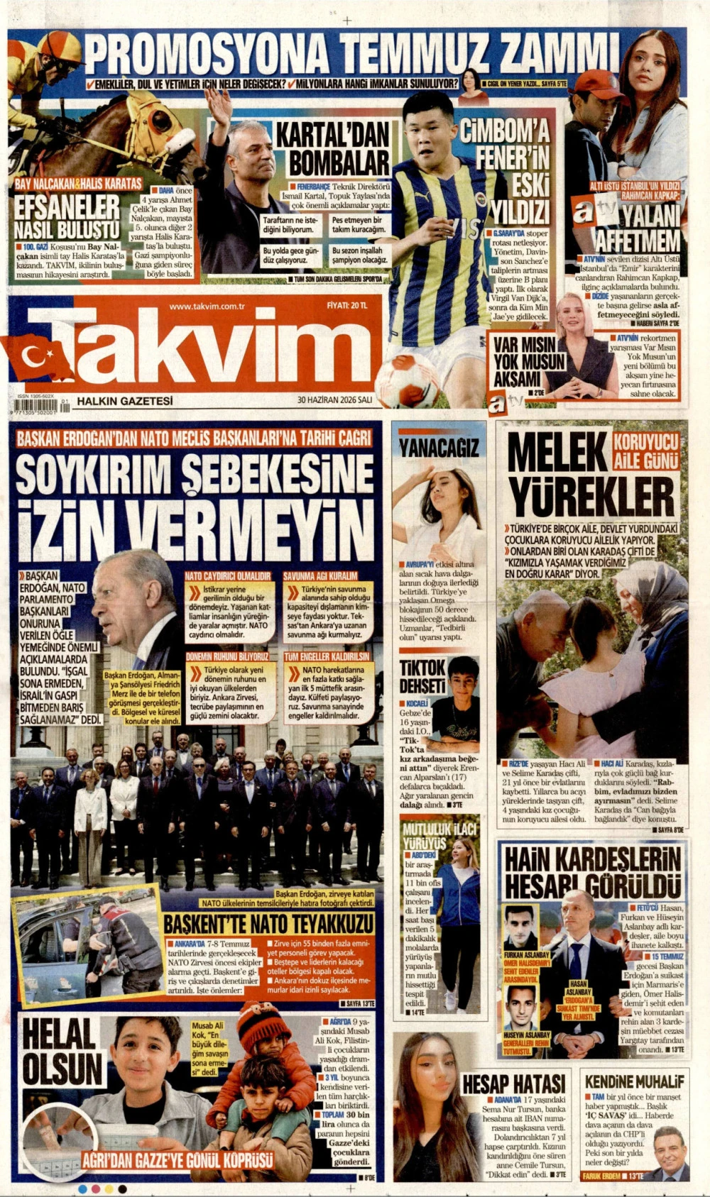 takvim gazetesi