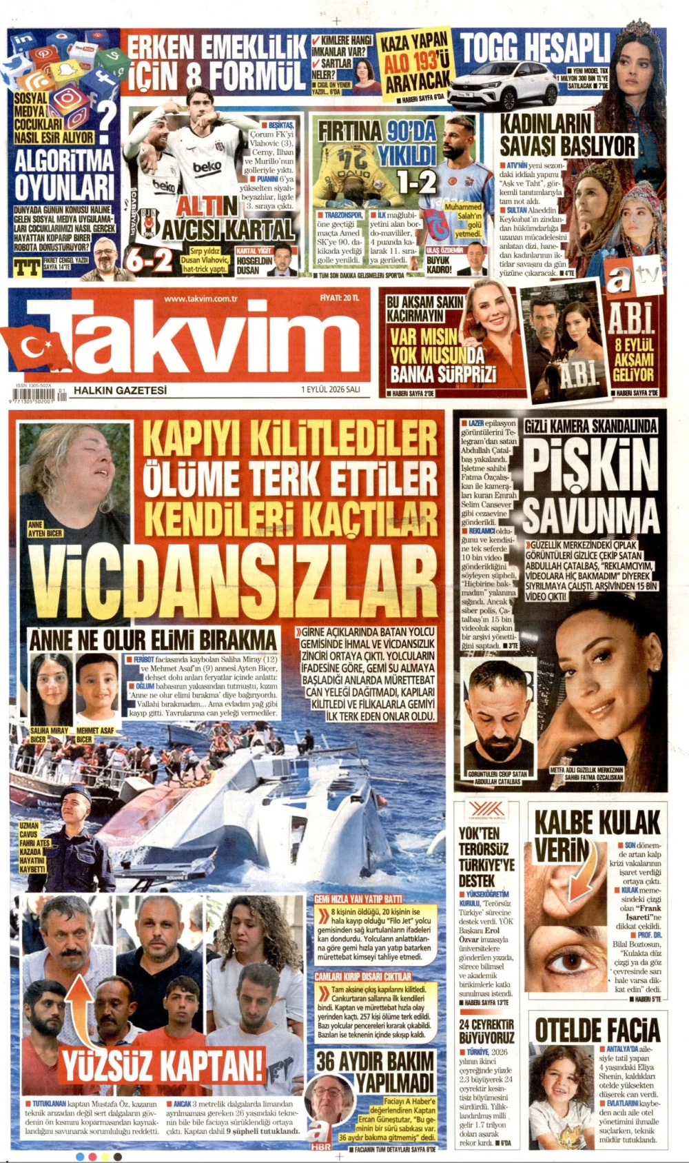 takvim gazetesi