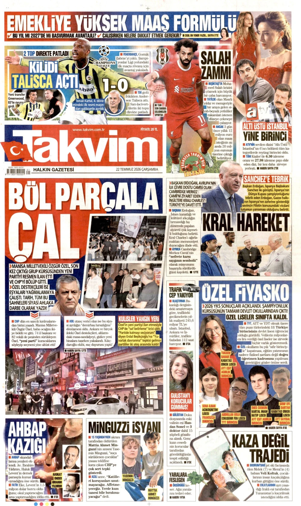 takvim gazetesi