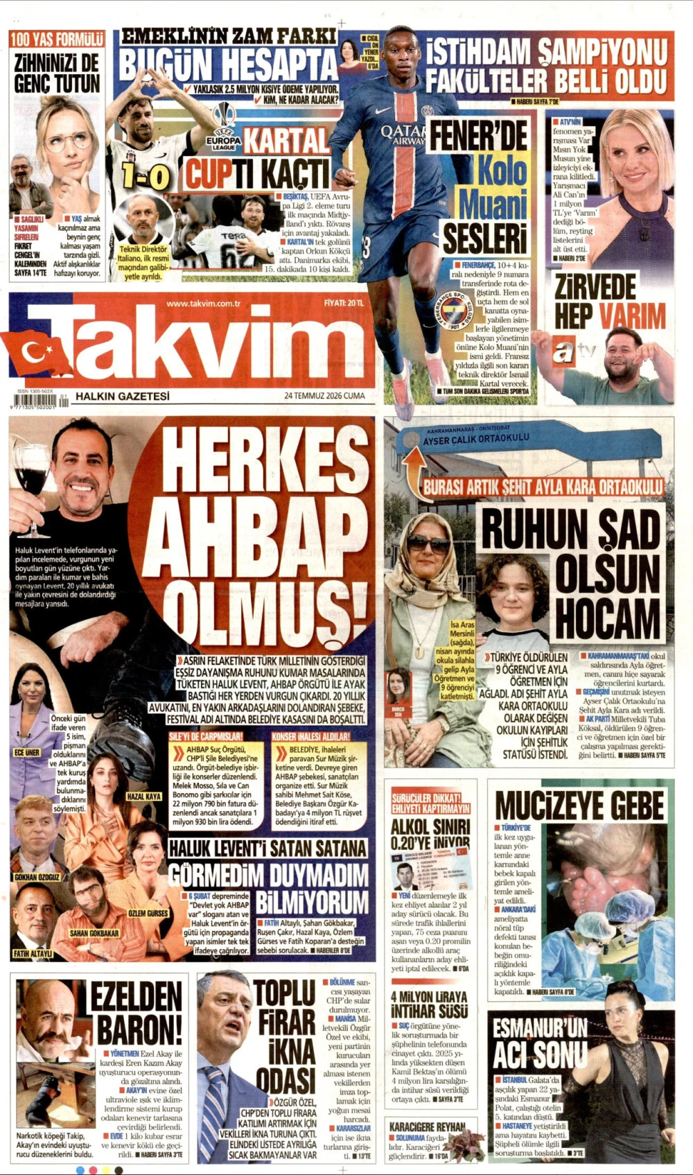 takvim gazetesi