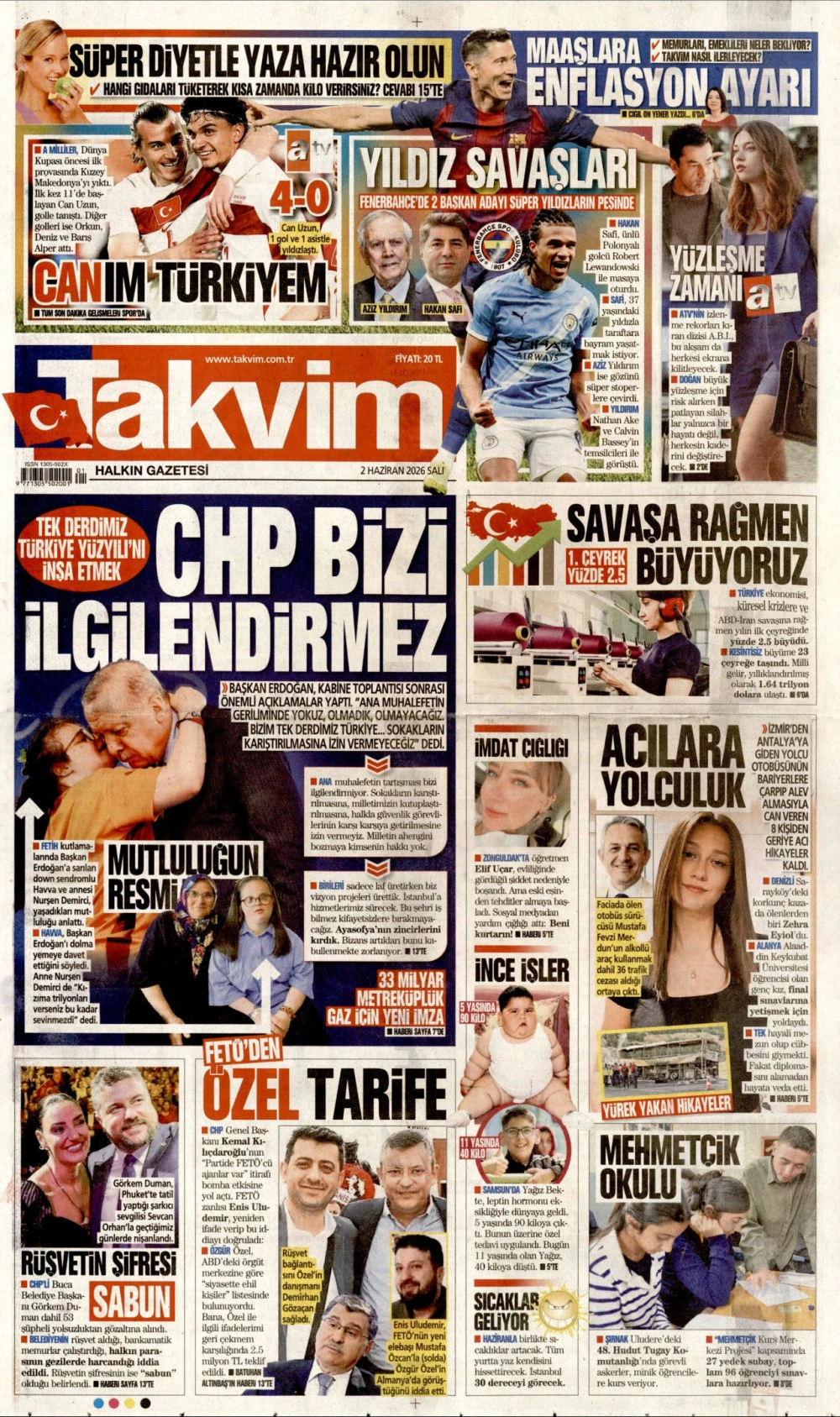 takvim gazetesi