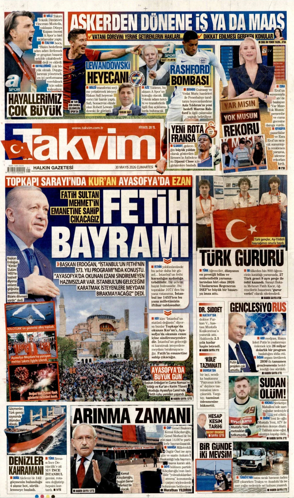 takvim gazetesi