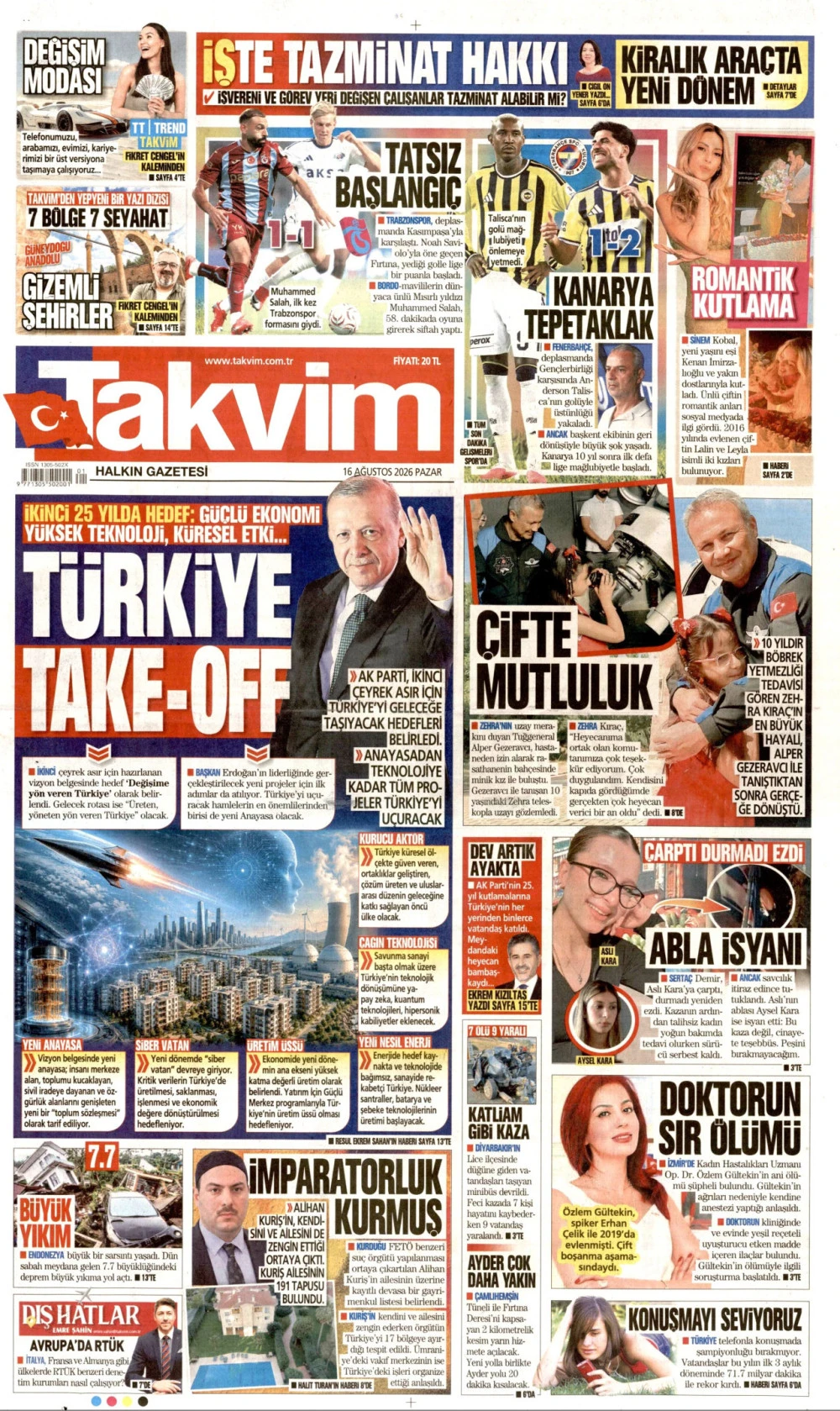takvim gazetesi