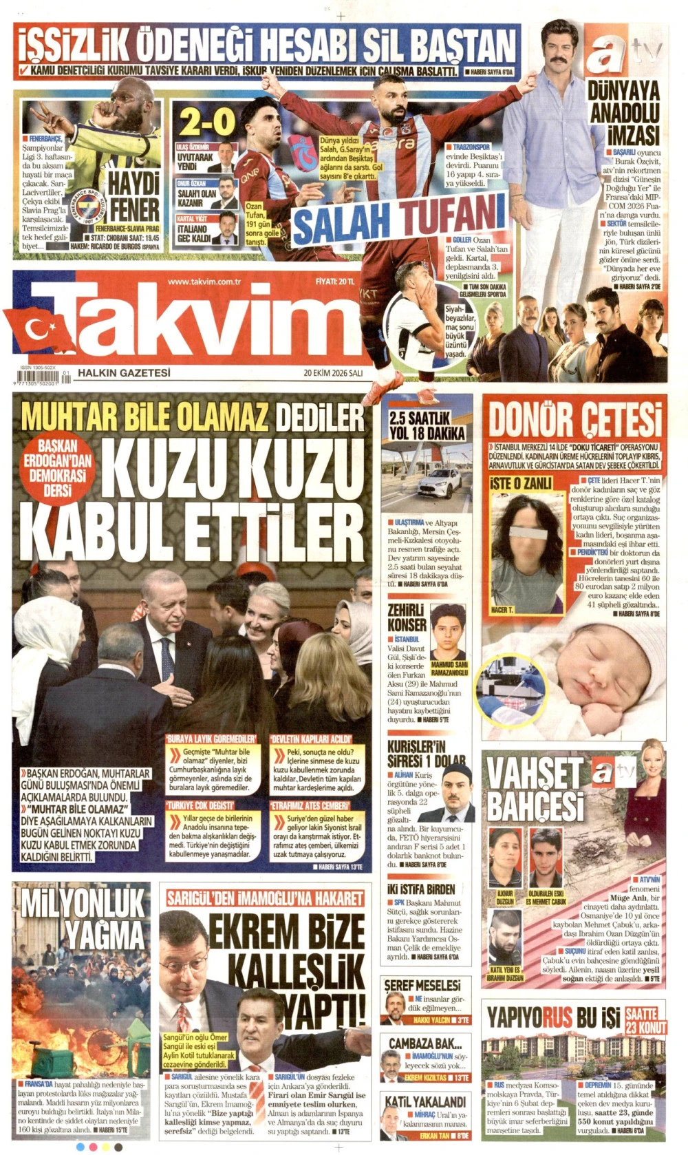takvim gazetesi