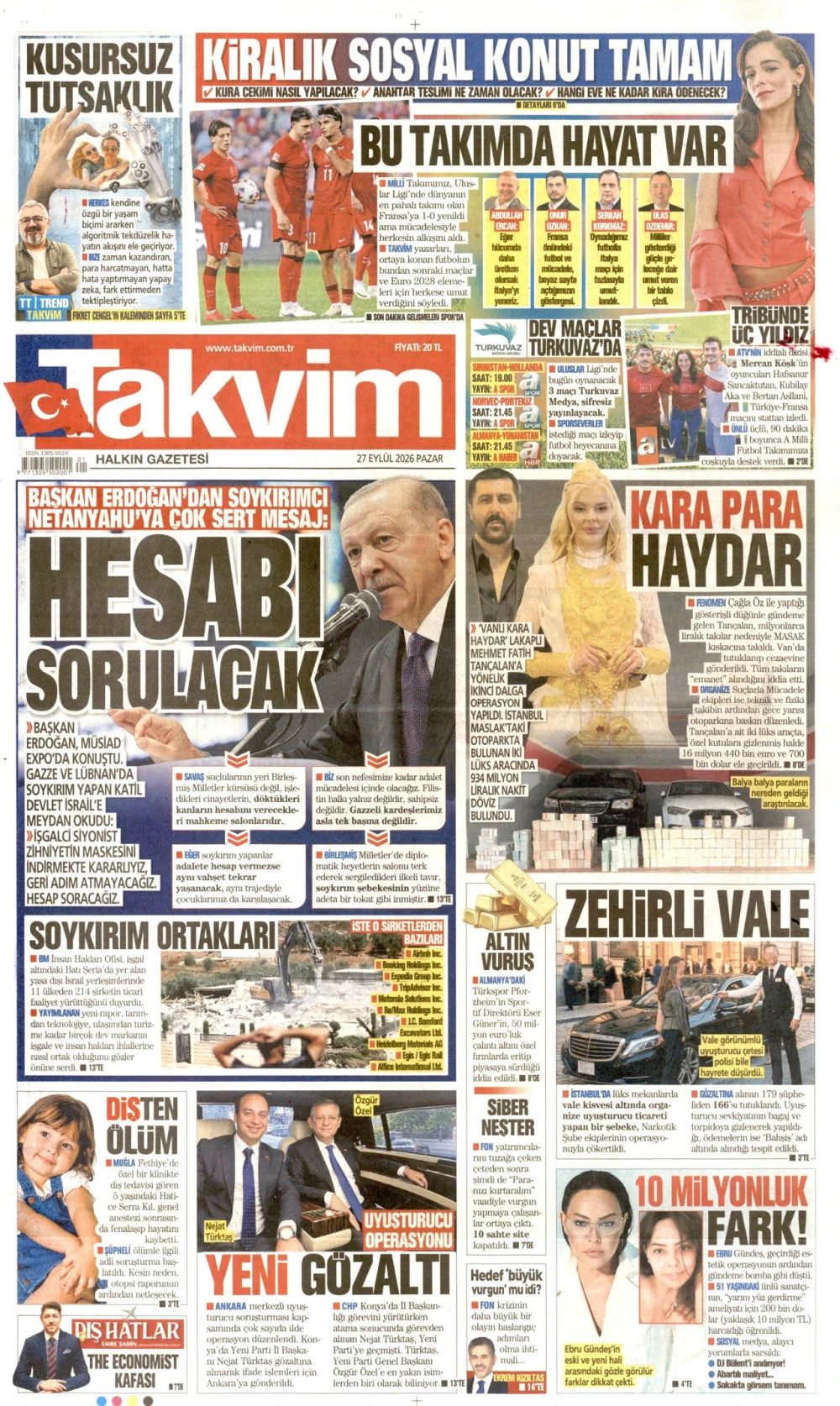 takvim gazetesi