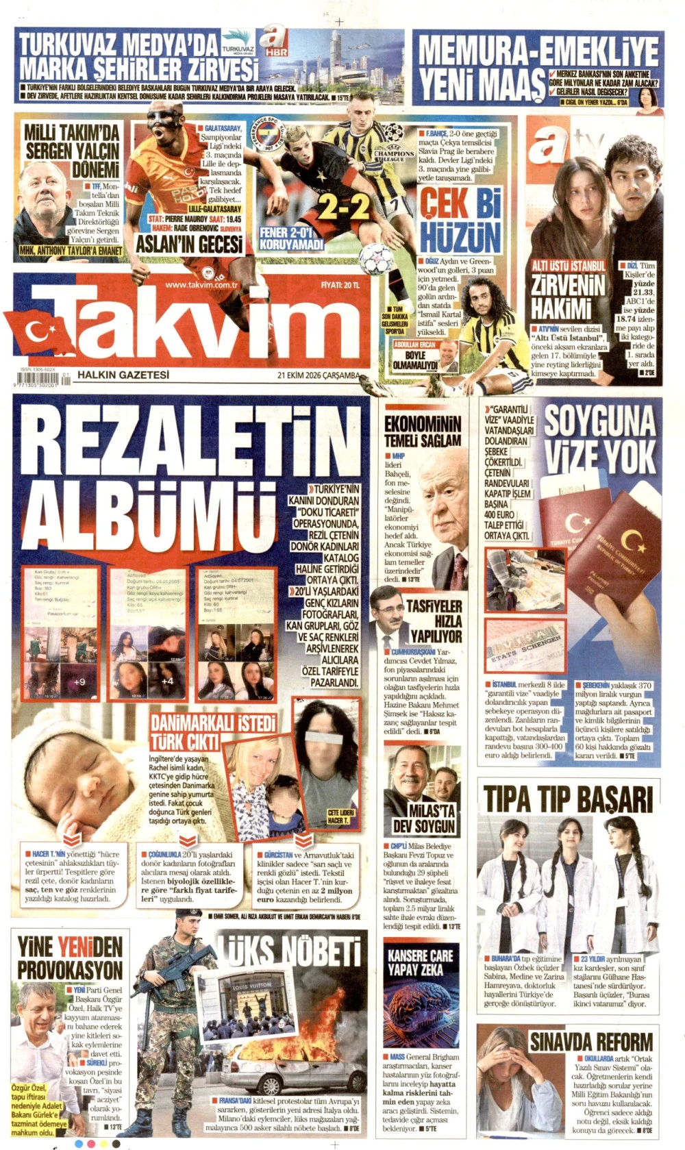 takvim gazetesi