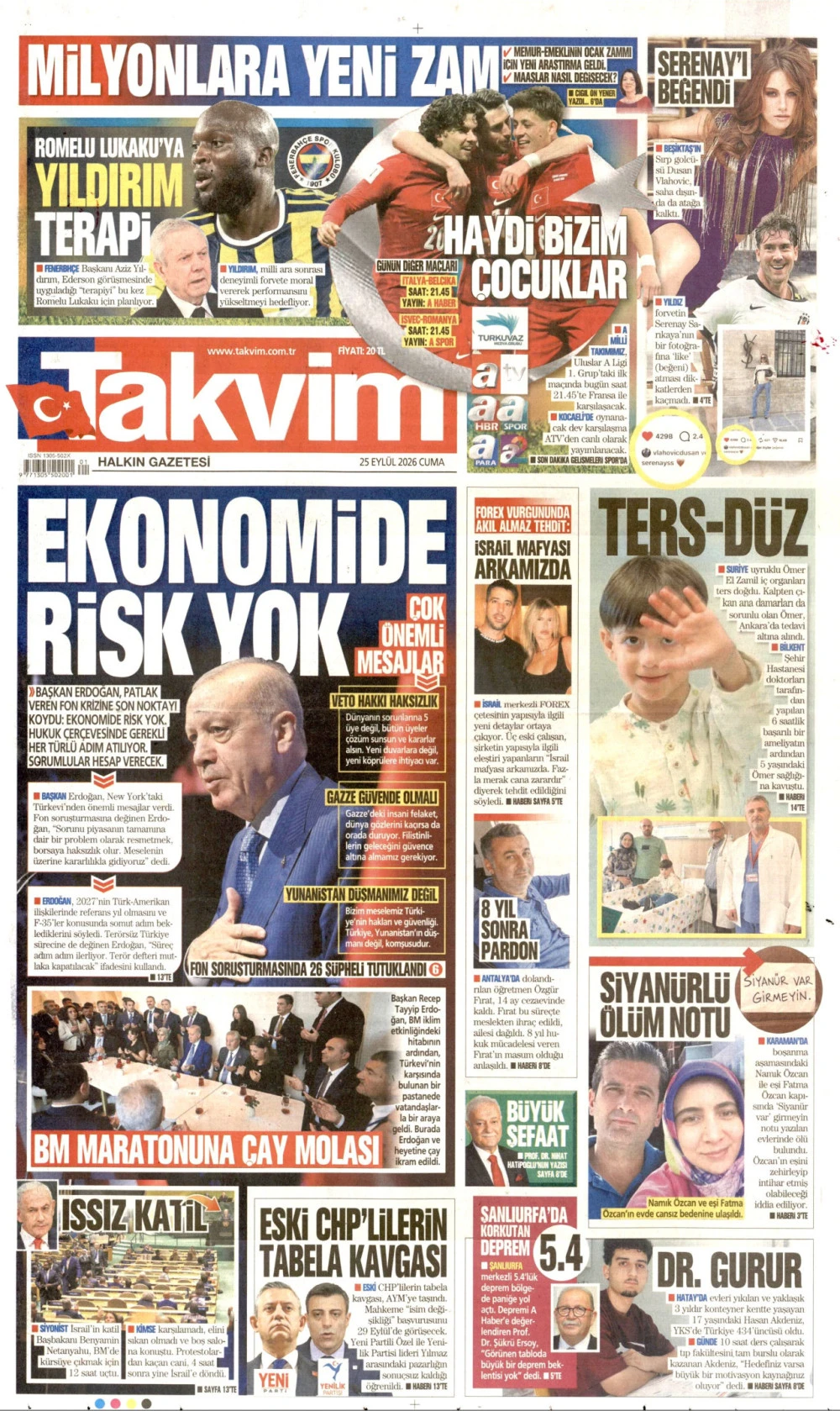 takvim gazetesi