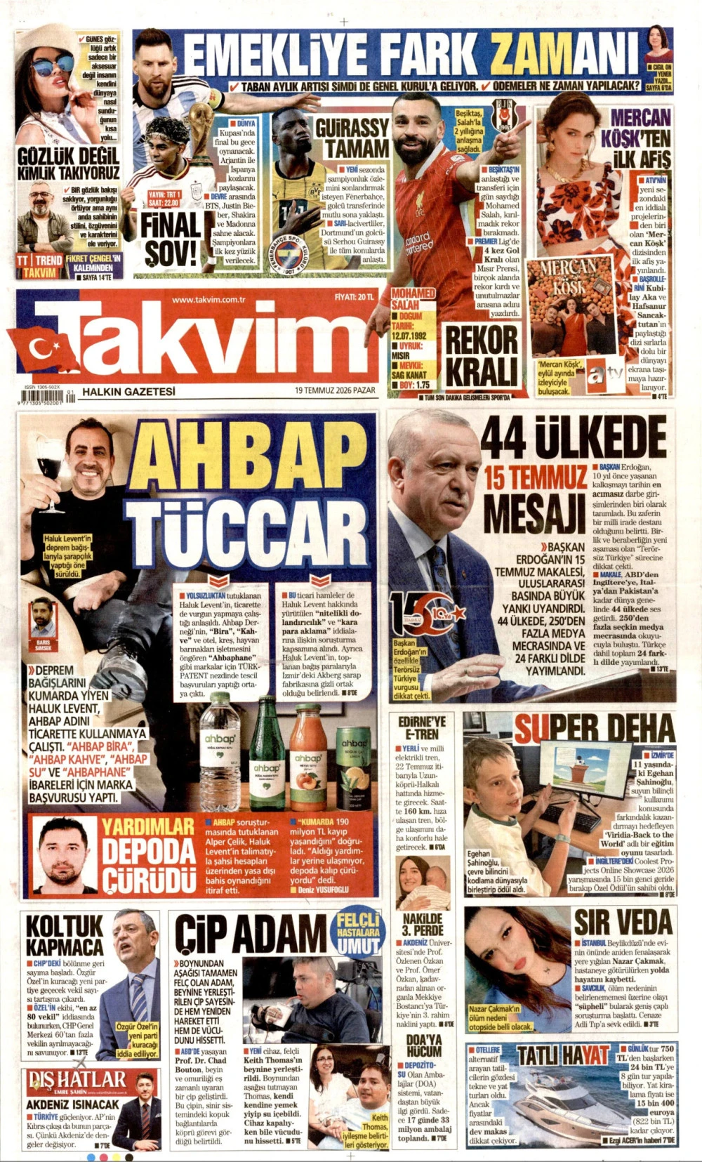 takvim gazetesi