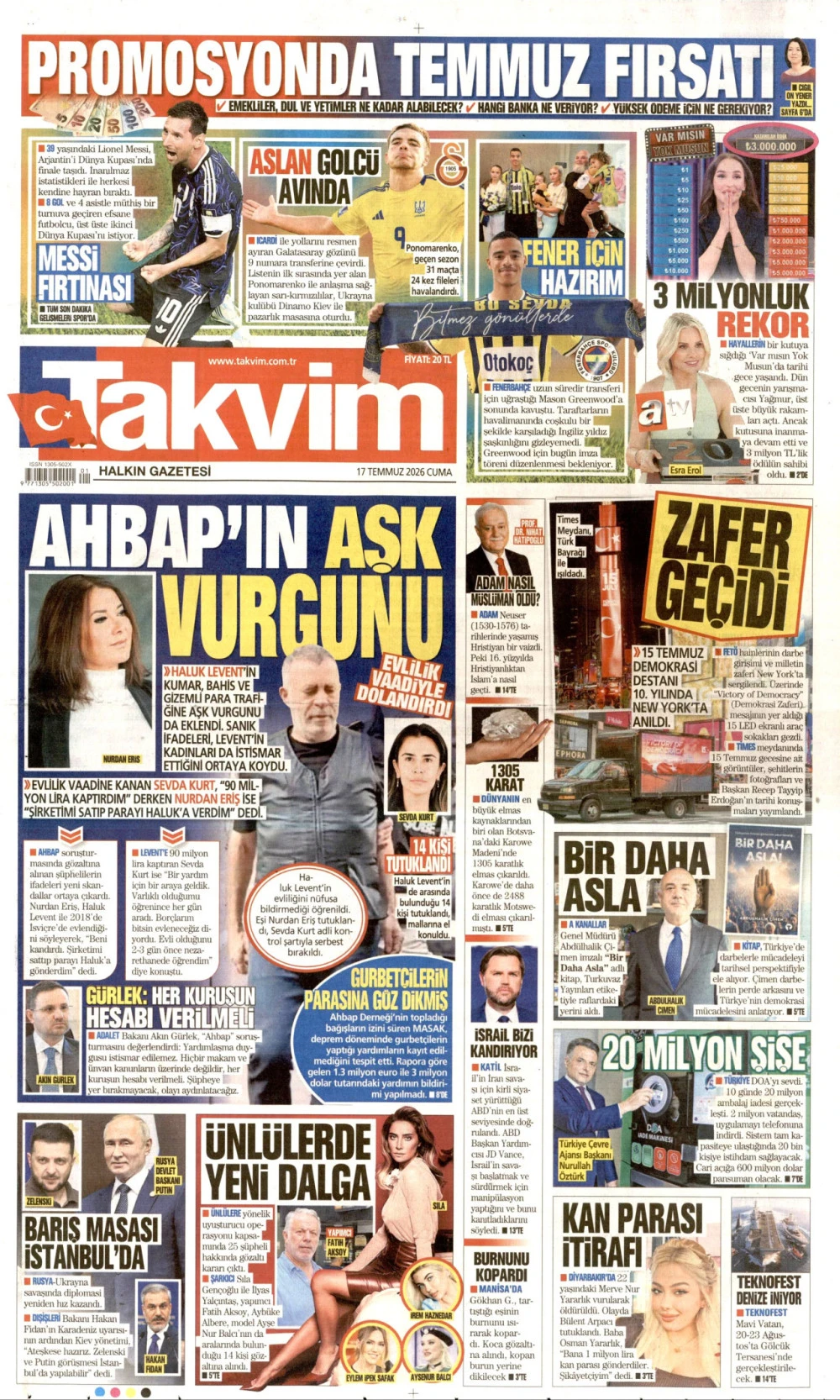 takvim gazetesi