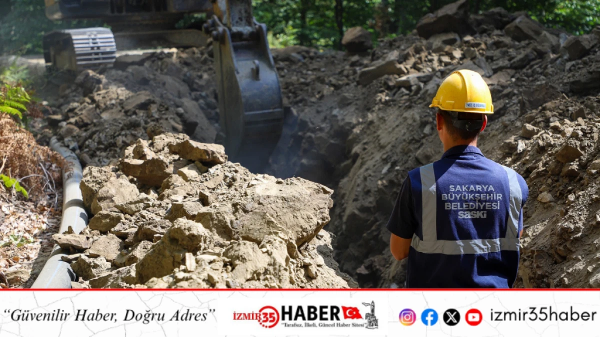 40 bin kişiye hizmet sunacak kaynaklar 5 bin metrelik yeni hat ile abonelere ulaştı