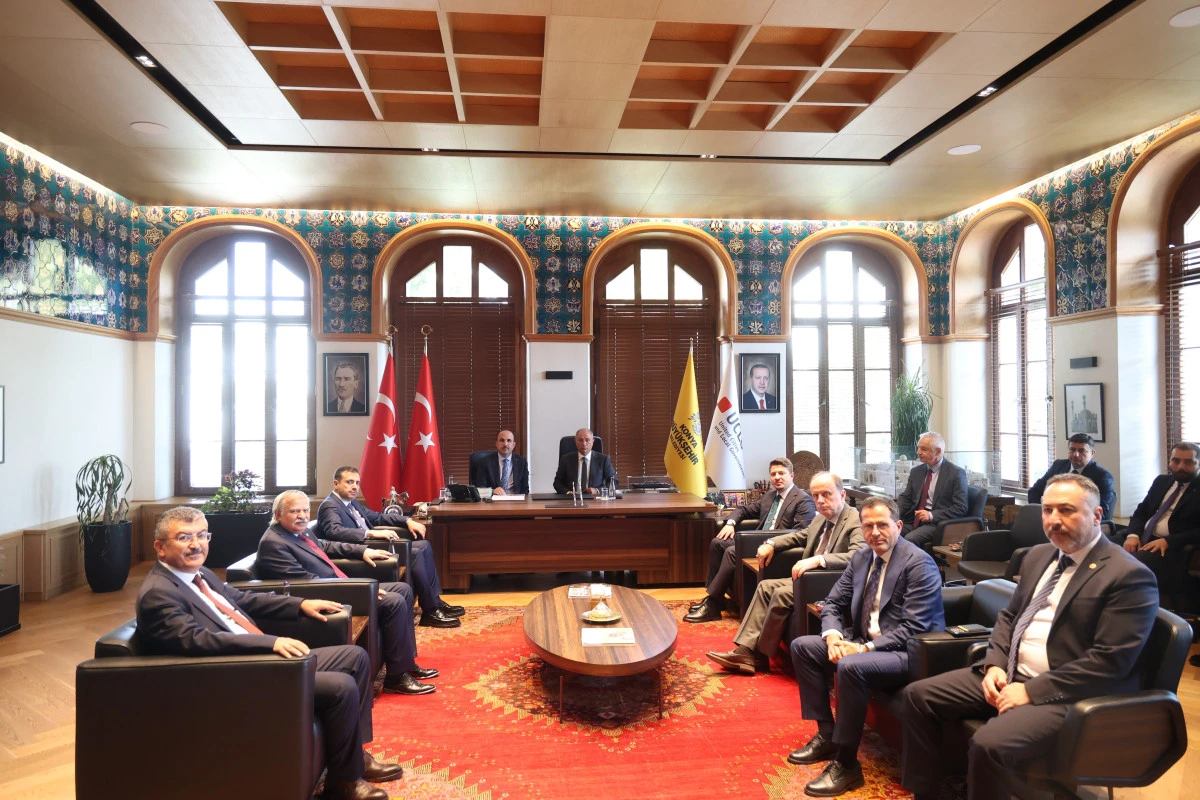 AK PARTİ GENEL BAŞKAN VEKİLİ EFKAN &Acirc;L&Acirc;, BAŞKAN ALTAY&rsquo;I ZİYARET ETTİ