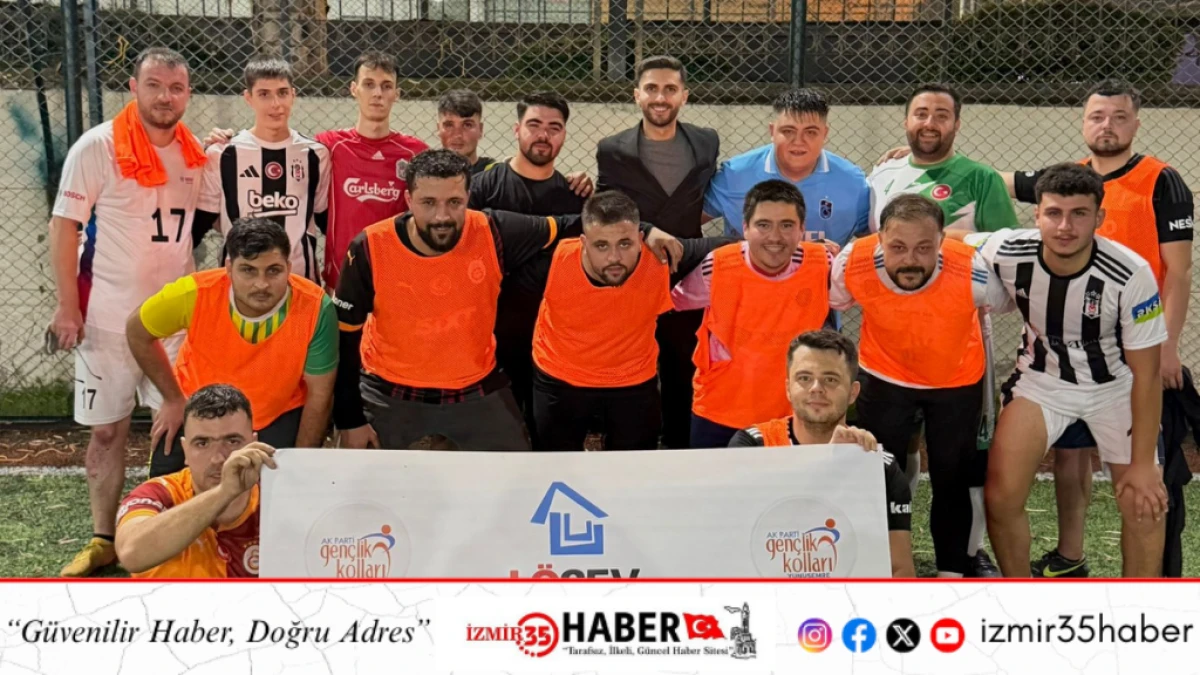 AK Parti Yunusemreli gençlerin maçı LÖSEV’e bağış oldu 