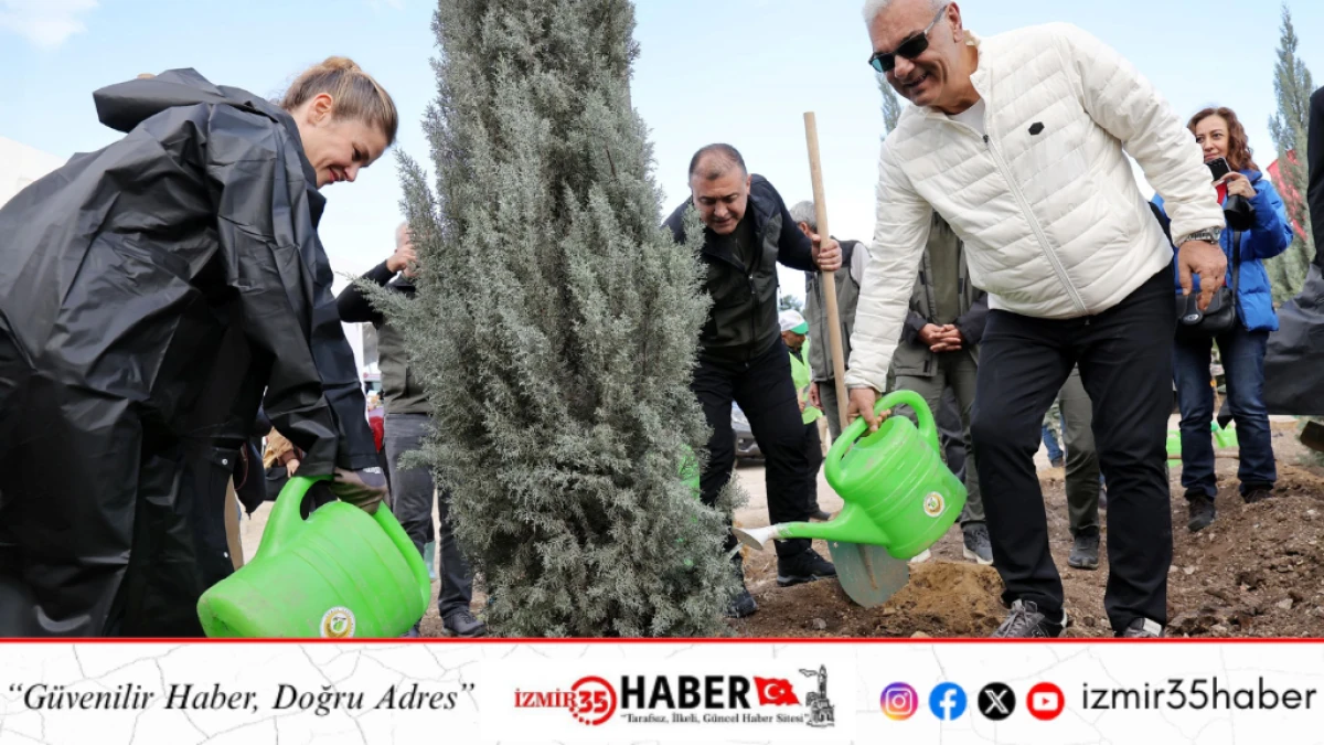ALJ T&uuml;rkiye Ağa&ccedil;landırma Seferberliği&rsquo;nin İlk Adımını 310 Bin Fidan ile İzmir&rsquo;de Attı