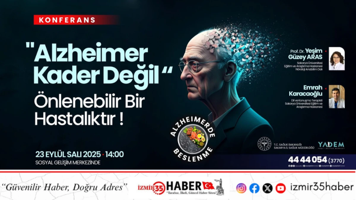 Alzheimer hastalığının önlenmesinde beslenme ve sağlıklı yaşamın önemi konuşulacak