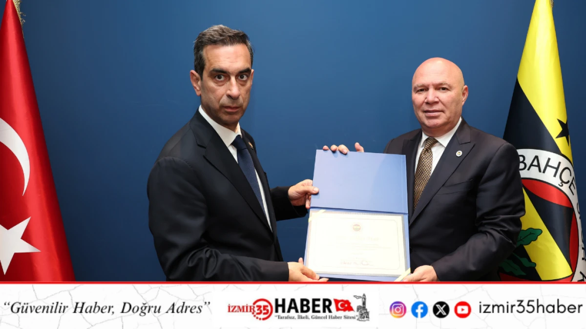ANKARA FENERBAH&Ccedil;ELİLER DERNEĞİ Y&Ouml;NETİM KURULU BAŞKANI VOLKAN AKAN MAZBATASINI ALDI