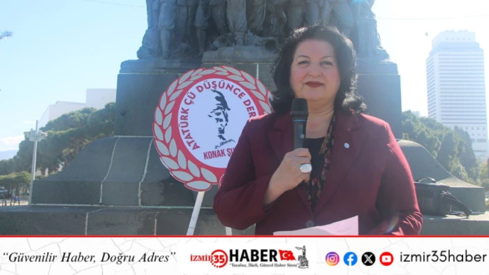 Atat&uuml;rk&ccedil;&uuml; D&uuml;ş&uuml;nce Derneği Konak Şubesinde Yeni Y&ouml;netim Meşaleyi Devraldı