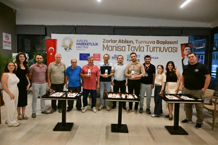 Avrupa Hareketlilik Haftası&rsquo;nda Manisa Tavla Turnuvası D&uuml;zenlendi