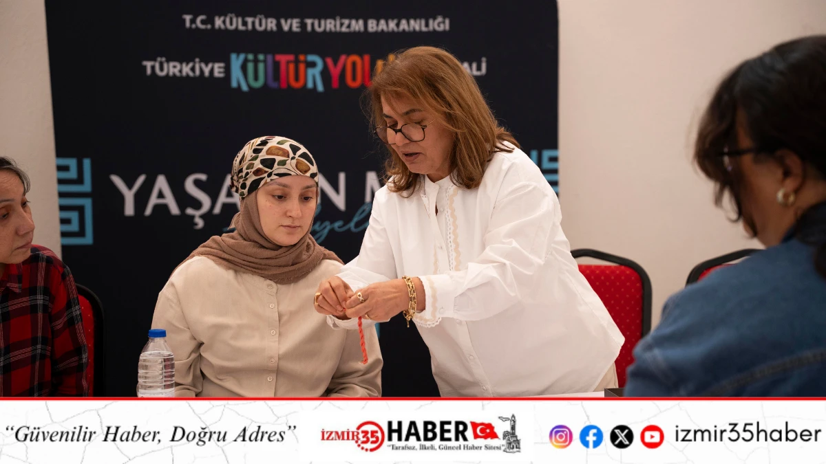 AYDIN K&Uuml;LT&Uuml;R YOLU FESTİVALİ&rsquo;NDE GELENEKSEL EL SANATLARI İLGİ ODAĞI OLDU