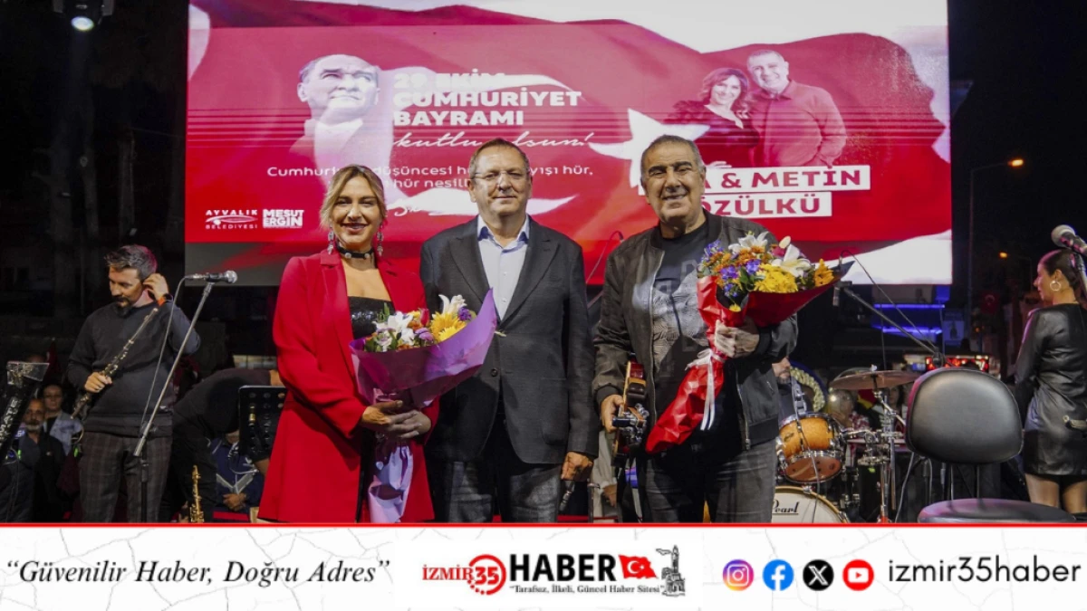 Ayvalık’ta Cumhuriyet’in 102. Yılı Coşkusu!