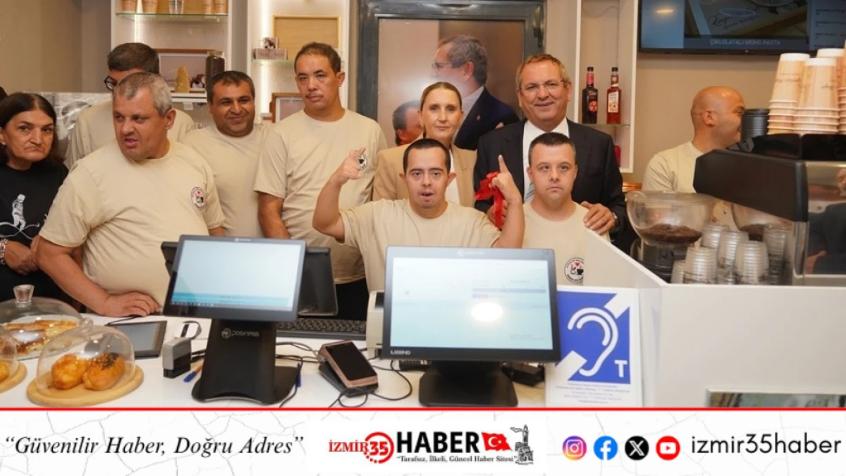 Ayvalık’ta İlk Engelsiz Kafe Hizmete Açıldı