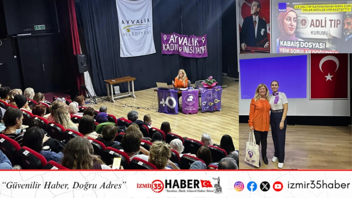 Ayvalık’ta, Kadına Yönelik Şiddete Karşı Mücadele Vurgusu.
