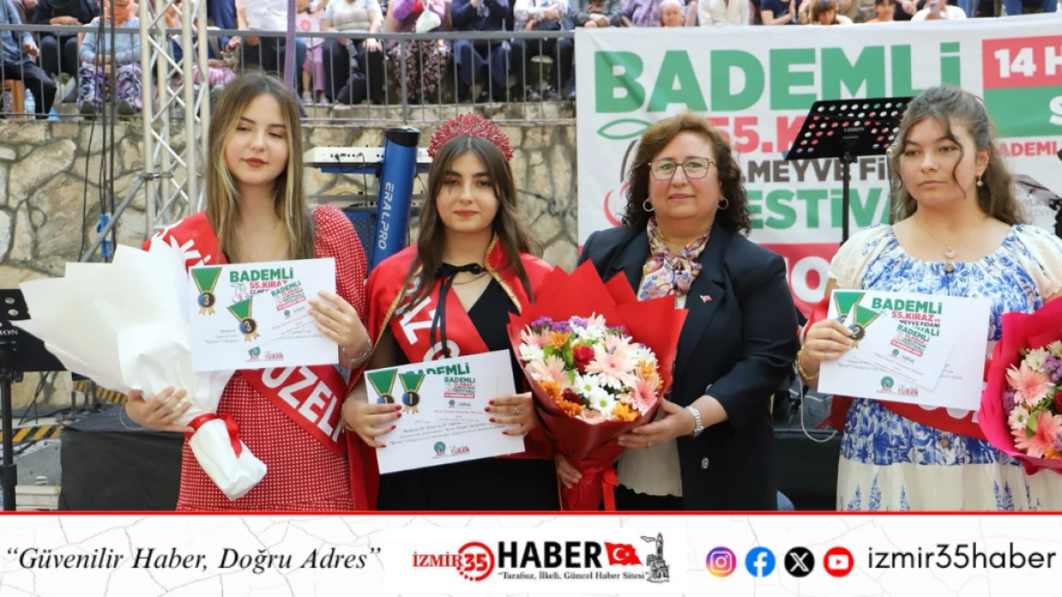 Bademli&rsquo;de coşku dolu Kiraz ve Meyve Fidanı Festivali