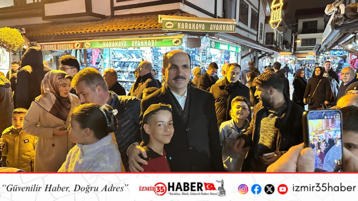 BAŞKAN ALTAY RAMAZANIN SON TERAVİH NAMAZI SONRASI ESNAFLA VE VATANDAŞLA BULUŞTU