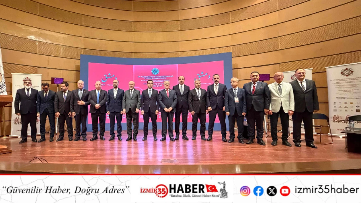 BAŞKAN ALTAY ŞAM’DA DÜZENLENEN 10. ULUSLARARASI DİNİ ARAŞTIRMALAR VE İNSAN SEMPOZYUMU’NDA KONUŞTU