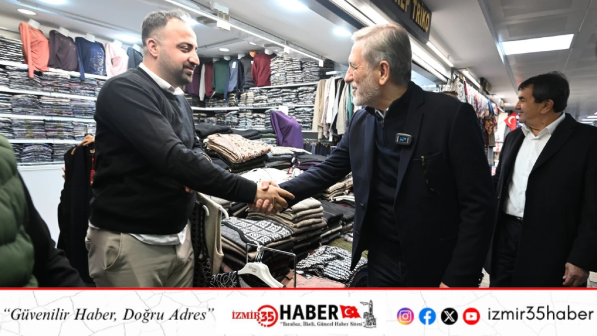 Başkan Burkay Tarihi &Ccedil;arşı&rsquo;da Esnafla Buluştu