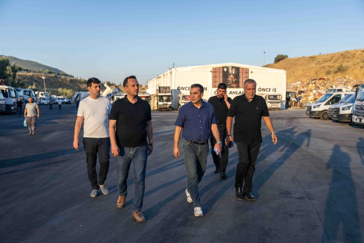 Başkan Eşki sabahın ilk ışıklarıyla sahada