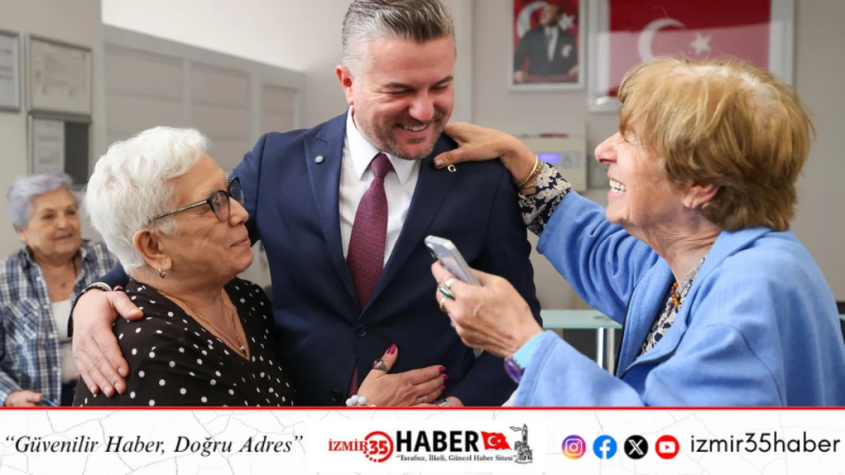 Başkan G&ouml;rkem Duman&rsquo;dan huzurevine bayram ziyareti