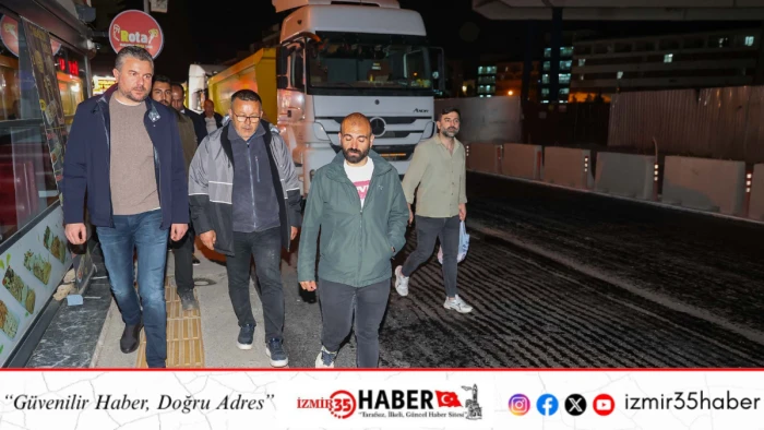Başkan G&ouml;rkem Duman&rsquo;ın gece mesaisi