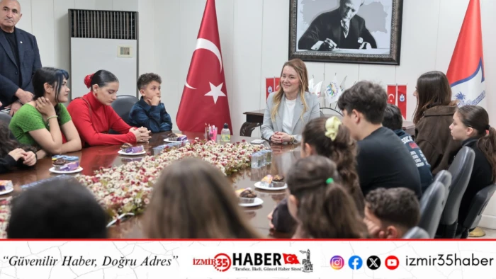 Başkan Mutlu 23 Nisan&rsquo;da &Ccedil;ocuk Meclisi&rsquo;ni konuk etti