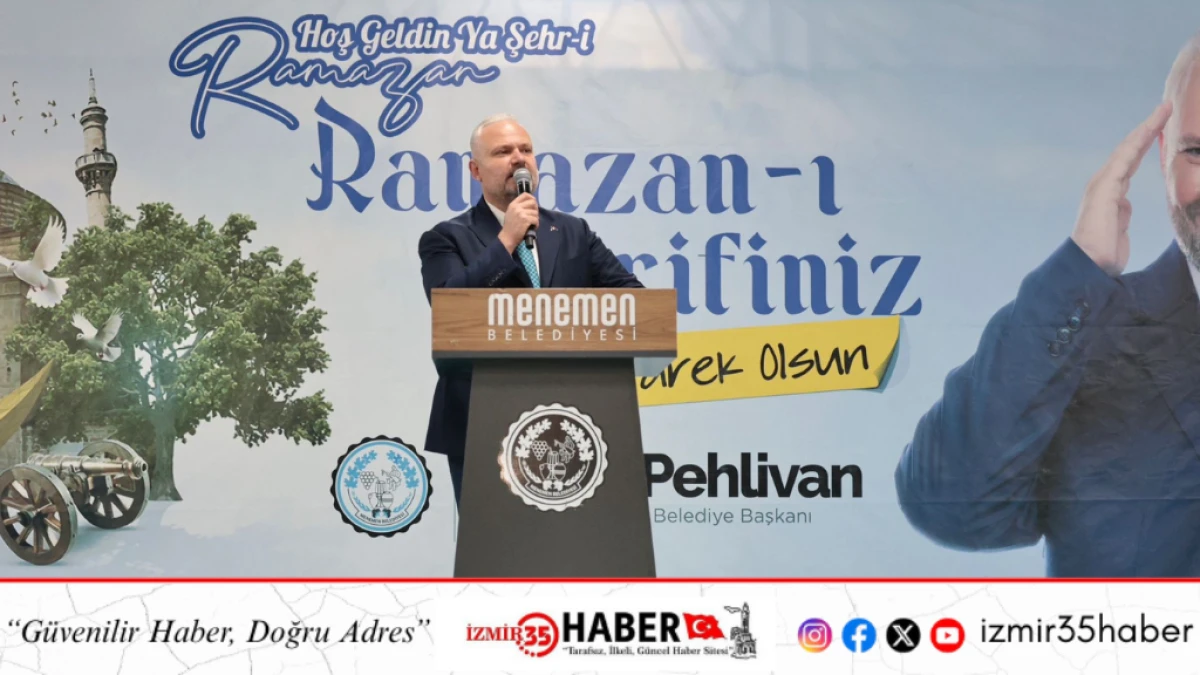 Başkan Pehlivan, personelle iftar sofrasında buluştu