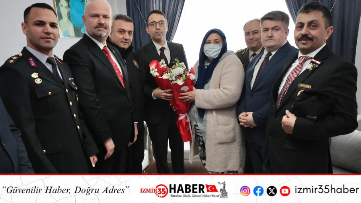 Başkan Pehlivan, şehit ailelerini ziyaret etti, Başımızın tacısınız