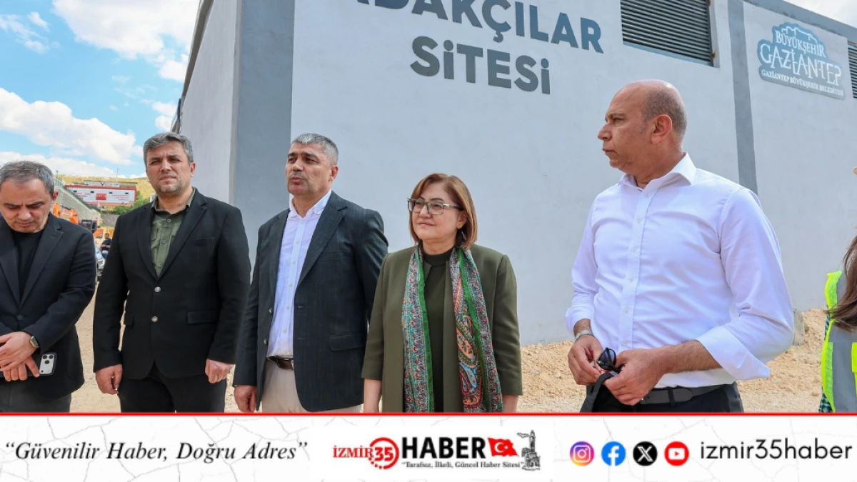 BAŞKAN ŞAHİN, GAZİ KONUT TARAFINDAN YAPILAN YENİ ADAK&Ccedil;ILAR SİTESİ&rsquo;Nİ İNCELEDİ