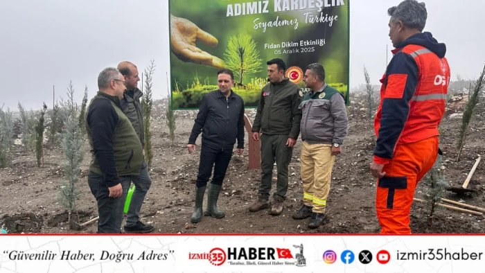 BAYBATUR&rsquo;dan YANAN ORMAN ALANLARINA 1000 FİDAN