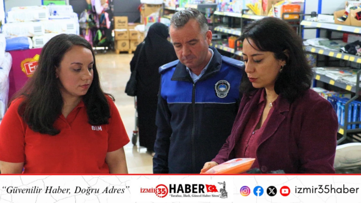 Bayraklı’da marketlere sıkı denetim